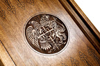 We Are Our Mountains backgammon board - full view
