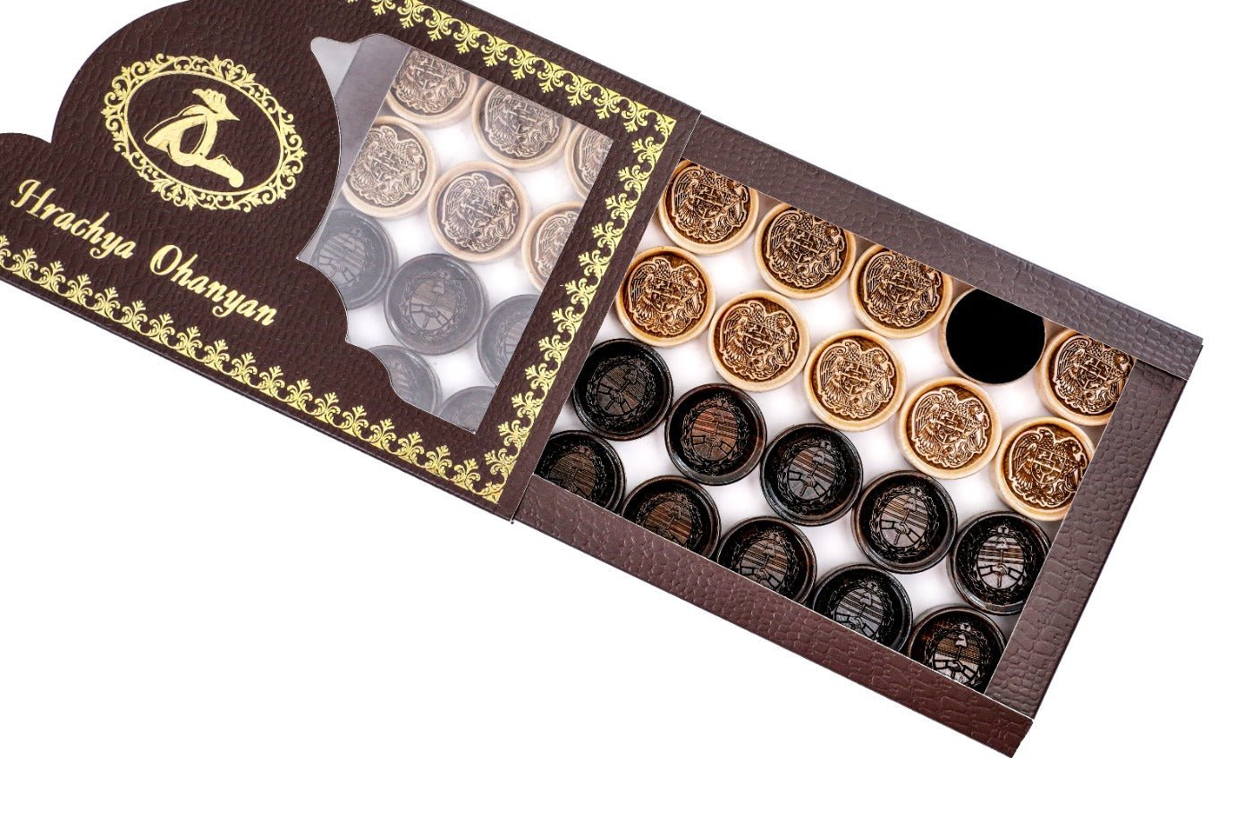 Backgammon Board - Armenia & Argentina Coat of Arms - Unumperfectus