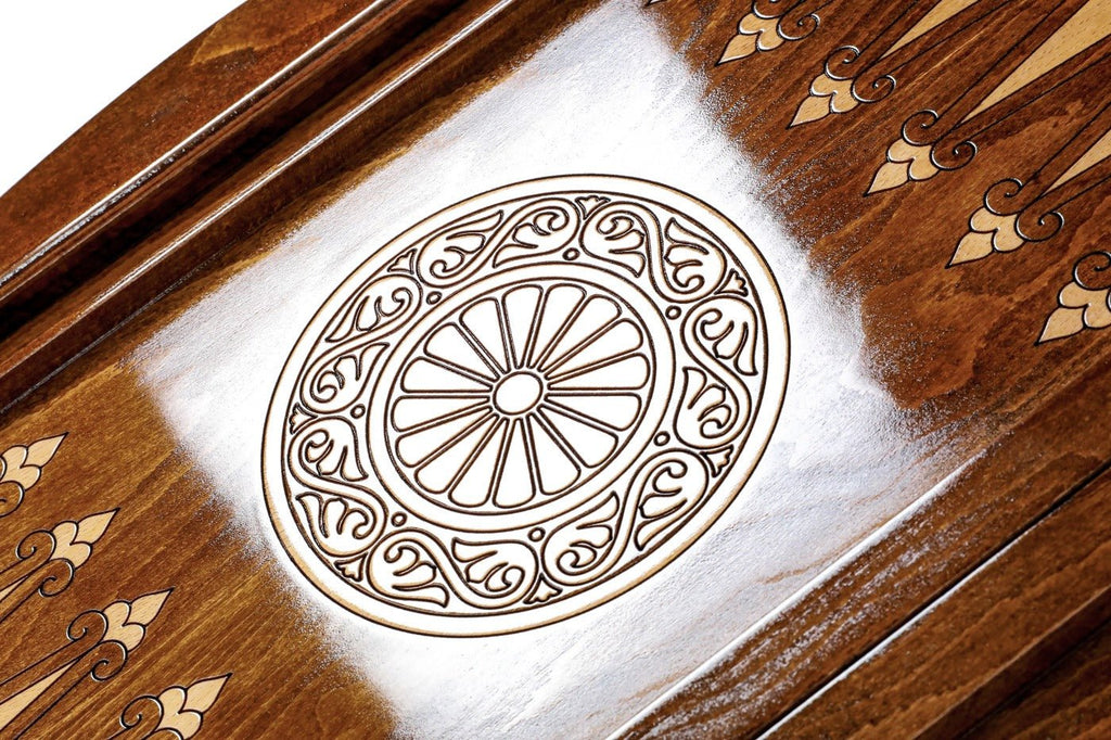 Backgammon Board - Armenia & Argentina Coat of Arms - Unumperfectus