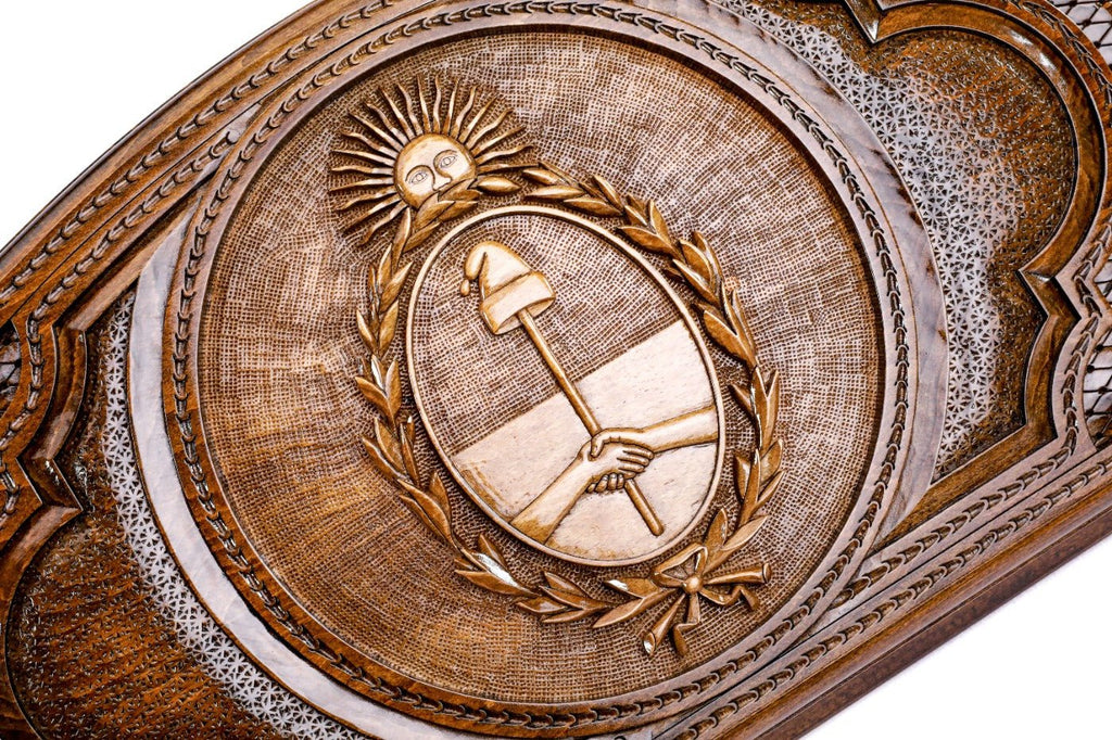 Backgammon Board - Armenia & Argentina Coat of Arms - Unumperfectus
