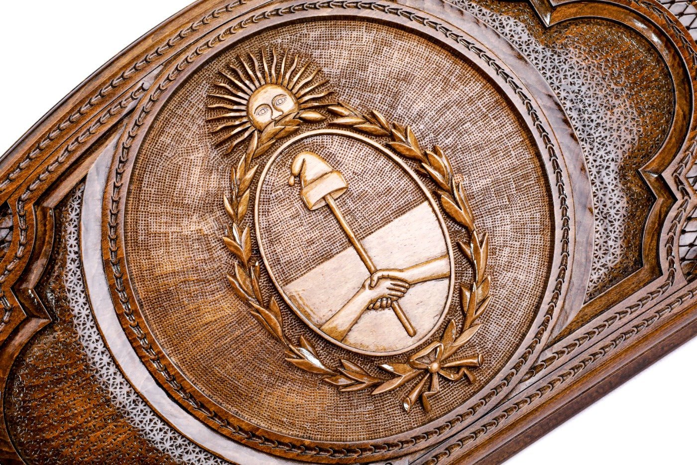 Backgammon Board - Armenia & Argentina Coat of Arms - Unumperfectus