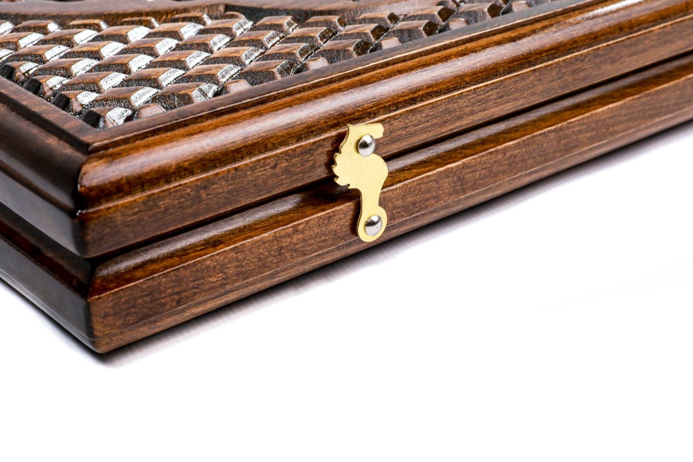 Wooden Backgammon Board Ornamental Classic 23.6" | 60 cm - Unumperfectus
