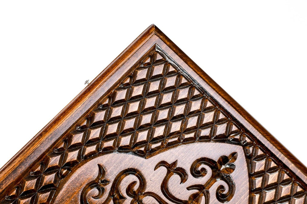Wooden Backgammon Board Ornamental Classic 23.6" | 60 cm - Unumperfectus