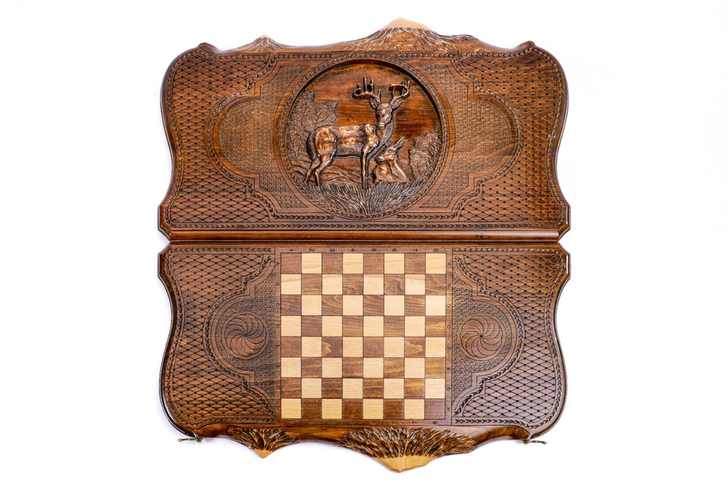 Backgammon Board - Deer - Unumperfectus