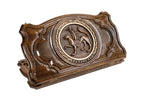 Tatarstan coat of arms wooden backgammon board handcrafted design