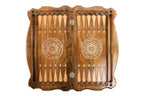 Coat of Arms of Tatarstan backgammon board - angled view