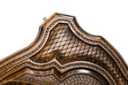 Coat of Arms of Tatarstan backgammon board - side profile showing the craftsmanship