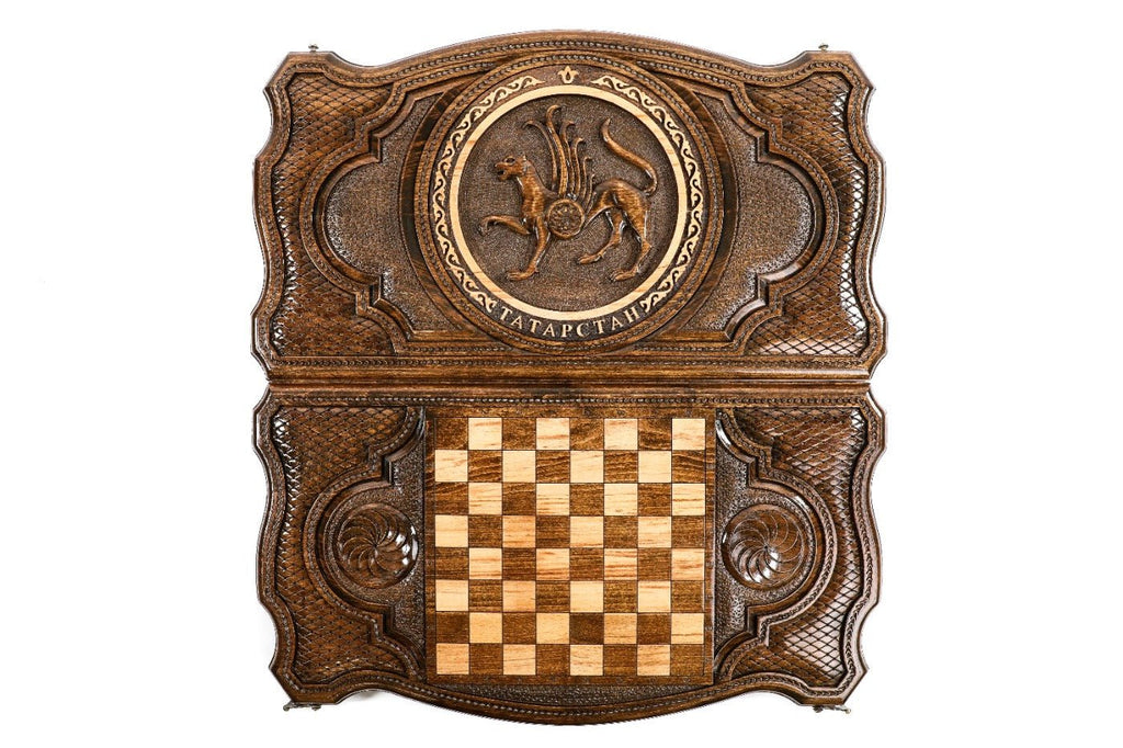Backgammon Board - Coat of Arms of Tatarstan - Unumperfectus