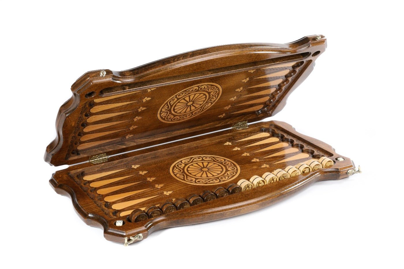 Backgammon Board - Coat of Arms of Ossetia - Unumperfectus