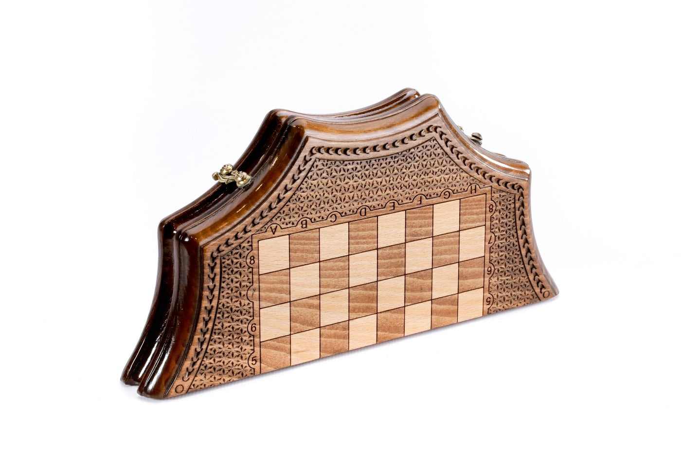 Star Shaped Chess Set – Wooden Geometric Chess Board - Unumperfectus