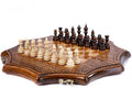 Luxury Armenian star shaped wooden chess set handcrafted design