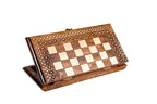 Classic Carpet Design / chess and backgammon set in wood by Hrachya Ohanyan