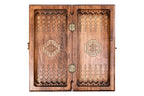 Classic Carpet Design / chess and backgammon set - corner detail of the board