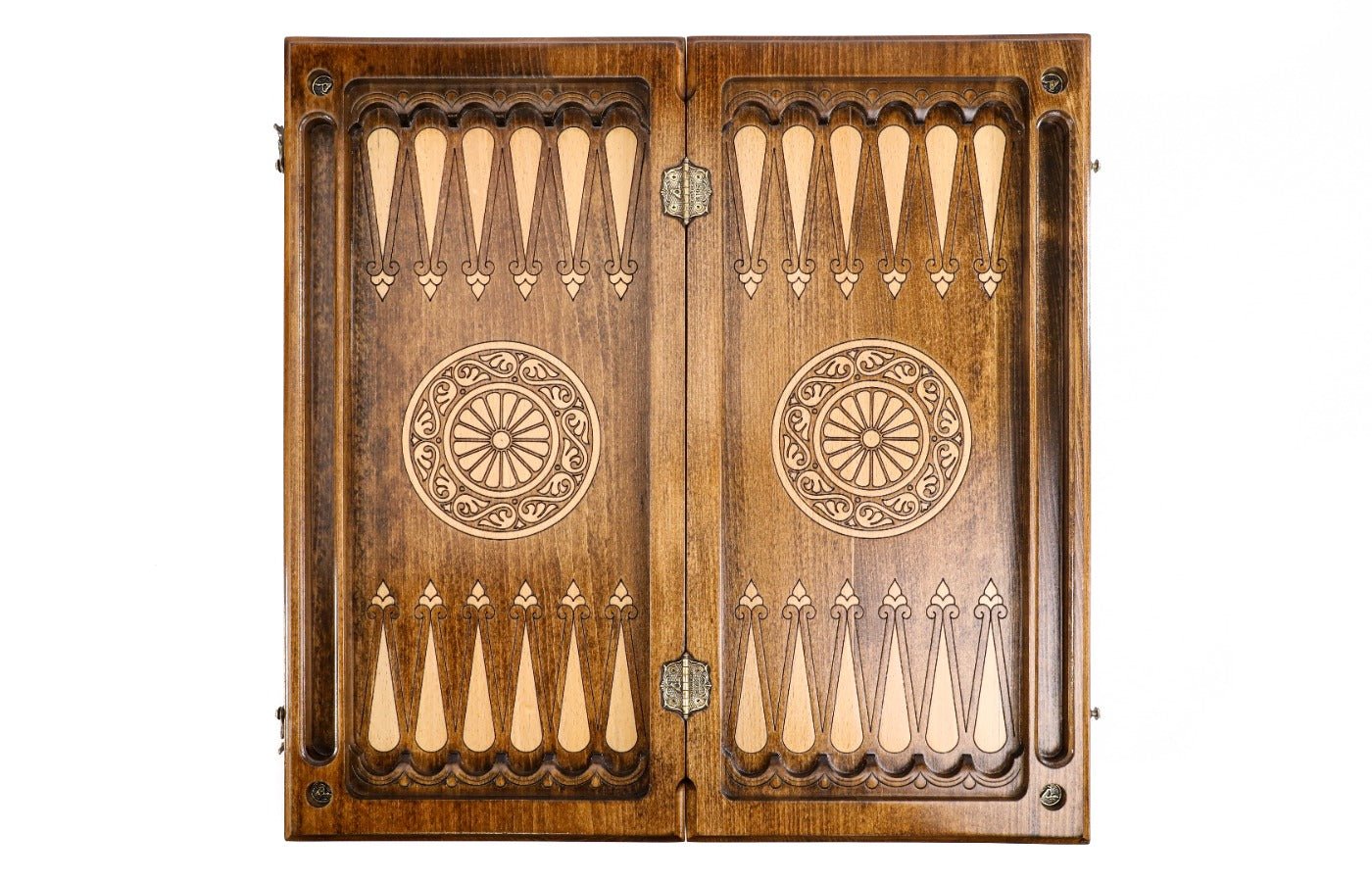 Chess & Backgammon Set - Ornamental Braid Pattern - Unumperfectus
