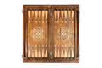 Gandzasar Cross Classic backgammon board - angled view