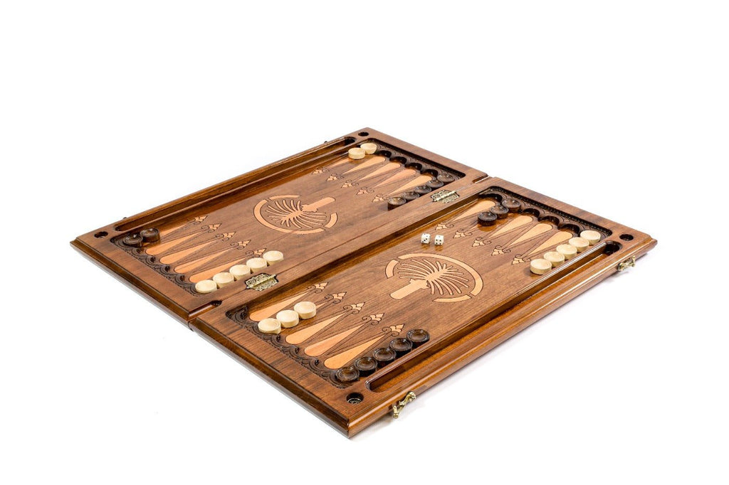 Decorative backgammon board Burj Al Arab style artwork