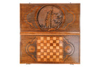 Burj Al Arab backgammon board - corner detail of the board