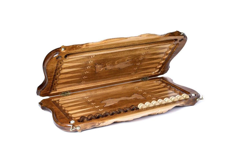 Backgammon Board - City & Motorcycle - Unumperfectus