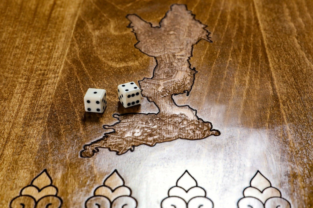 Backgammon Board - City & Motorcycle - Unumperfectus