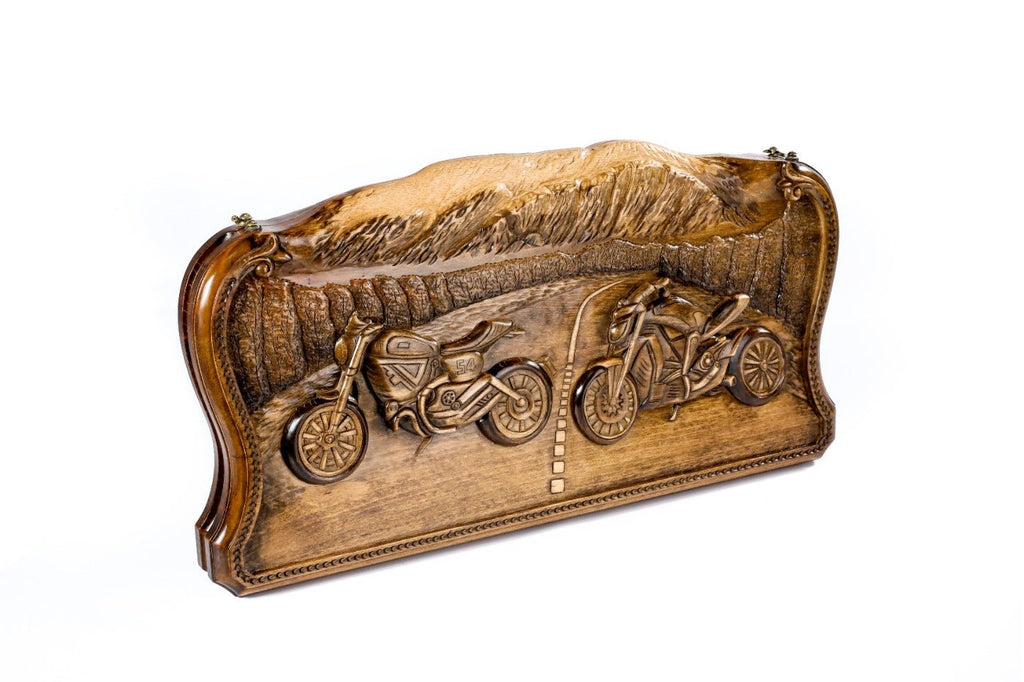 Backgammon Board - City & Motorcycle - Unumperfectus