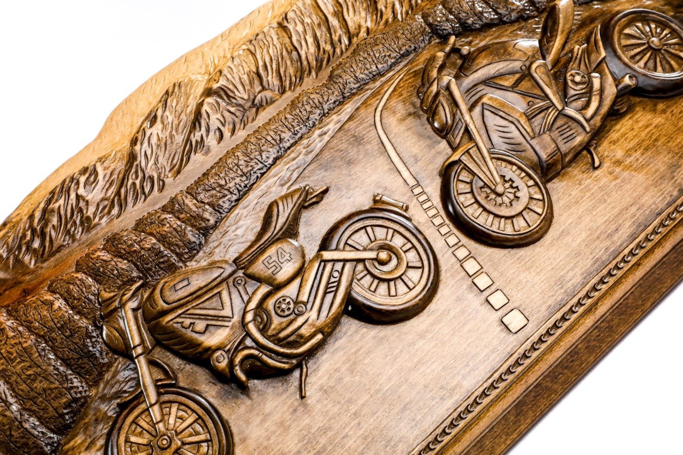 Backgammon Board - City & Motorcycle - Unumperfectus