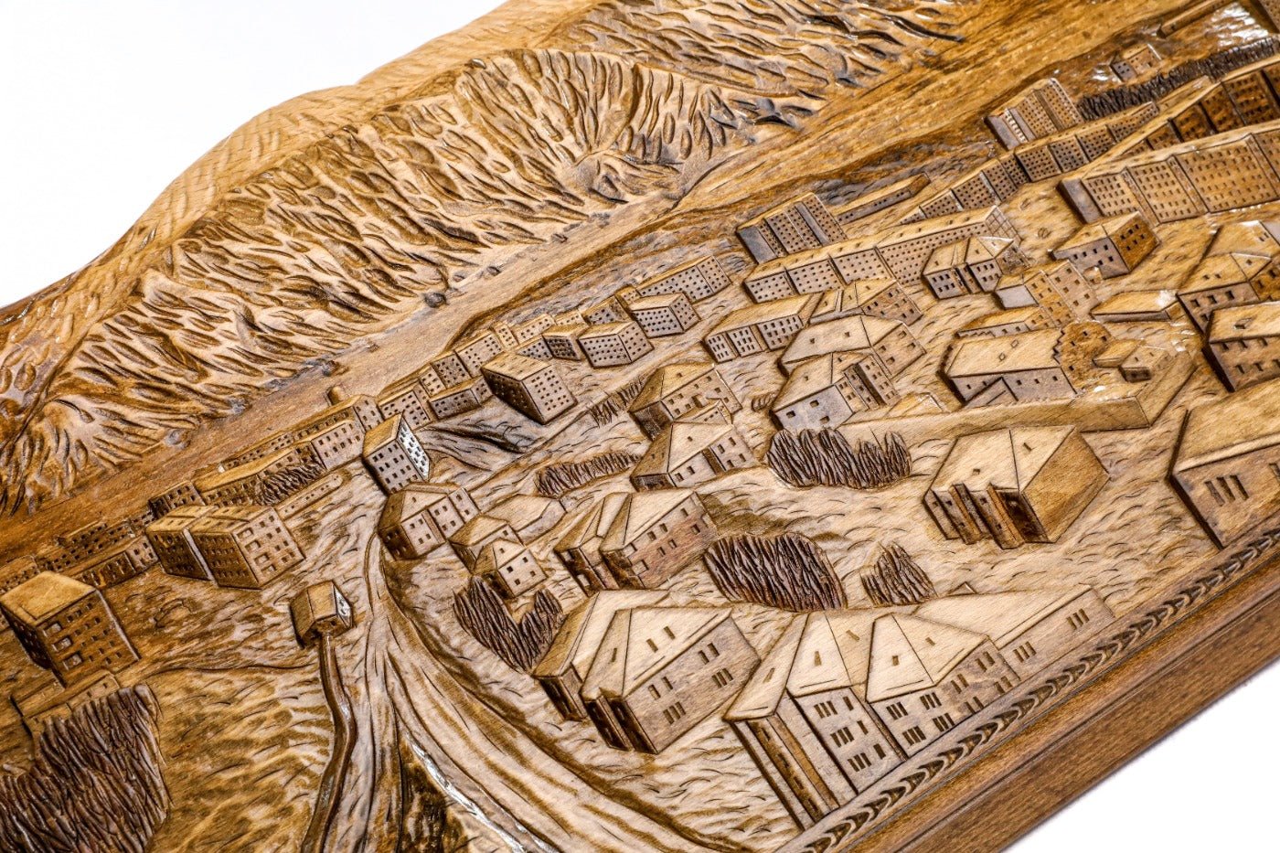 Backgammon Board - City & Motorcycle - Unumperfectus