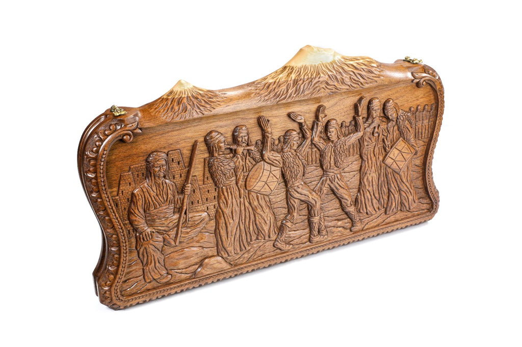 Backgammon Board - Dance of Sassoun Mount Ararat - Unumperfectus