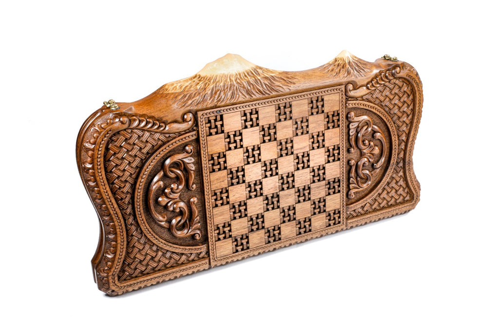 Backgammon Board - Dance of Sassoun Mount Ararat - Unumperfectus