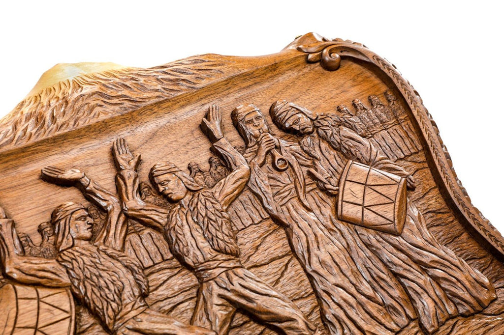 Backgammon Board - Dance of Sassoun Mount Ararat - Unumperfectus