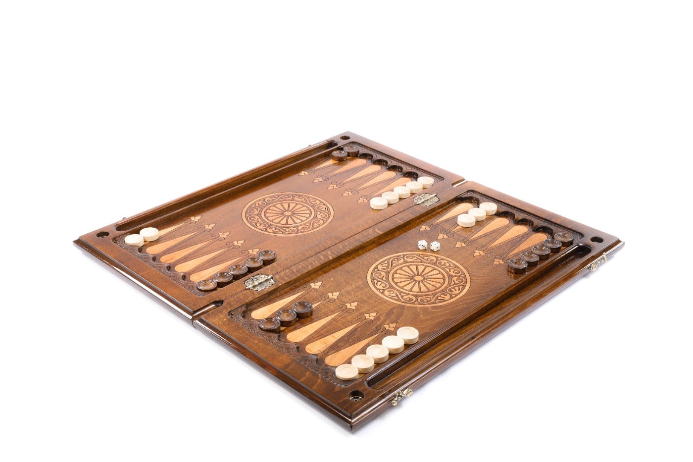 Backgammon Board - Ornamental Bas-Relief