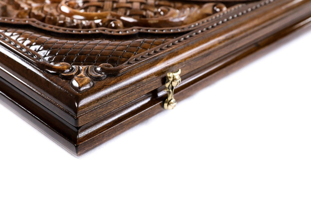 Backgammon Board - Ornamental Bas-Relief - Unumperfectus