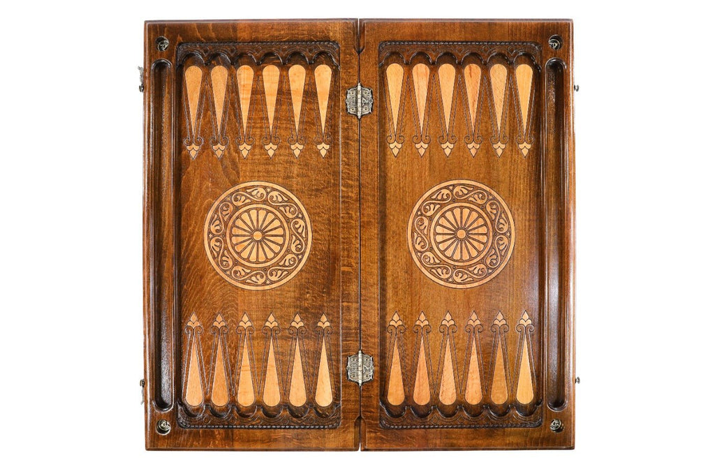 Backgammon Board - Ornamental Bas-Relief - Unumperfectus