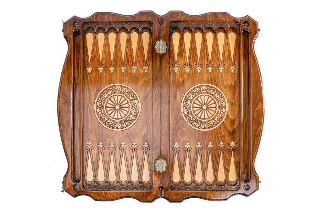 Backgammon Board - Ornamental Braid Pattern - Unumperfectus