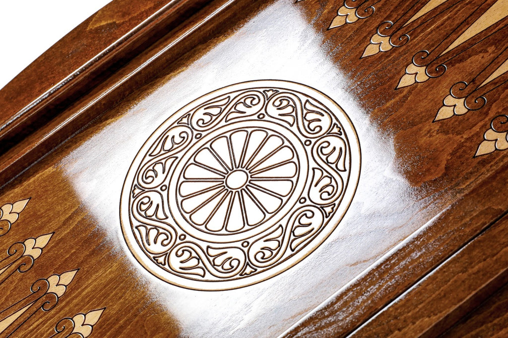 Backgammon Board - Ornamental Braid Pattern - Unumperfectus