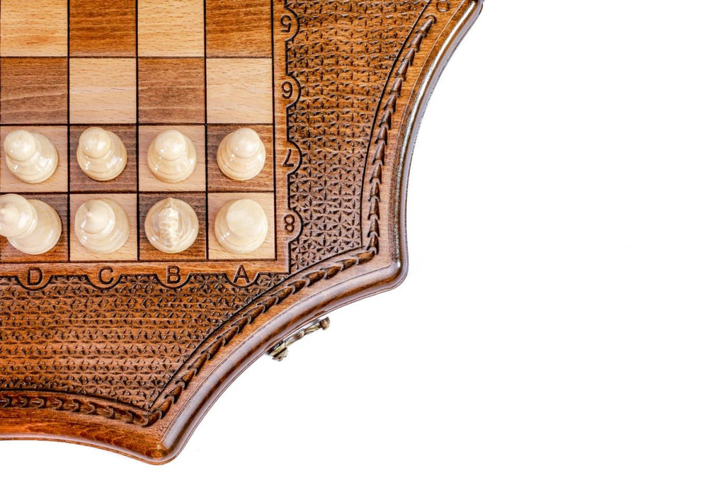 Star Shaped Chess Set – Unique Wooden Chess Board - Unumperfectus