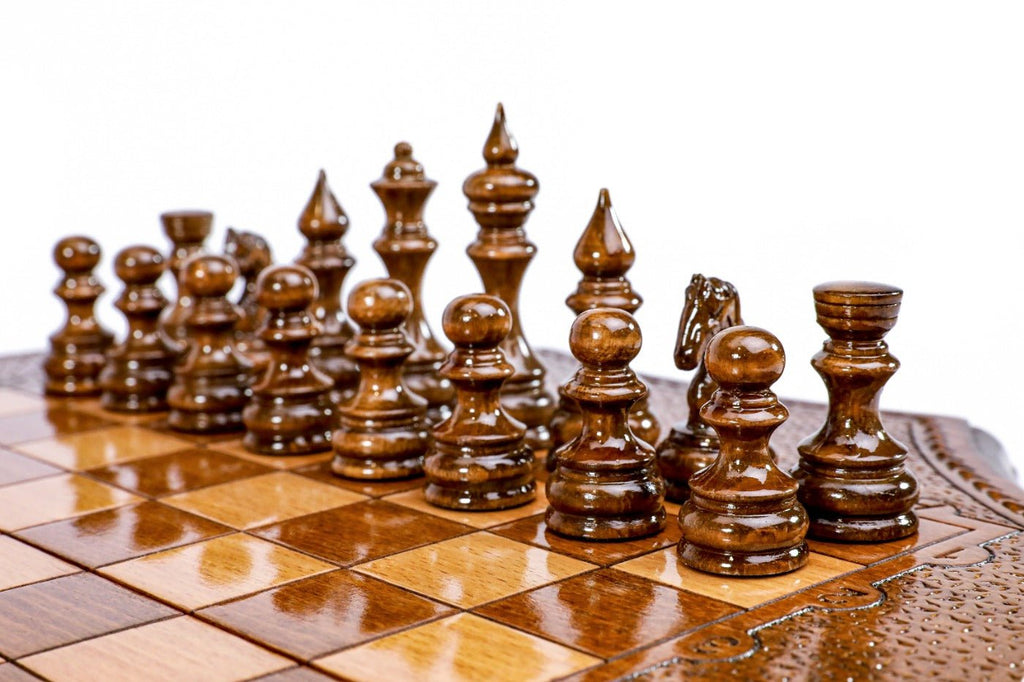 Star Shaped Chess Set – Unique Wooden Chess Board - Unumperfectus