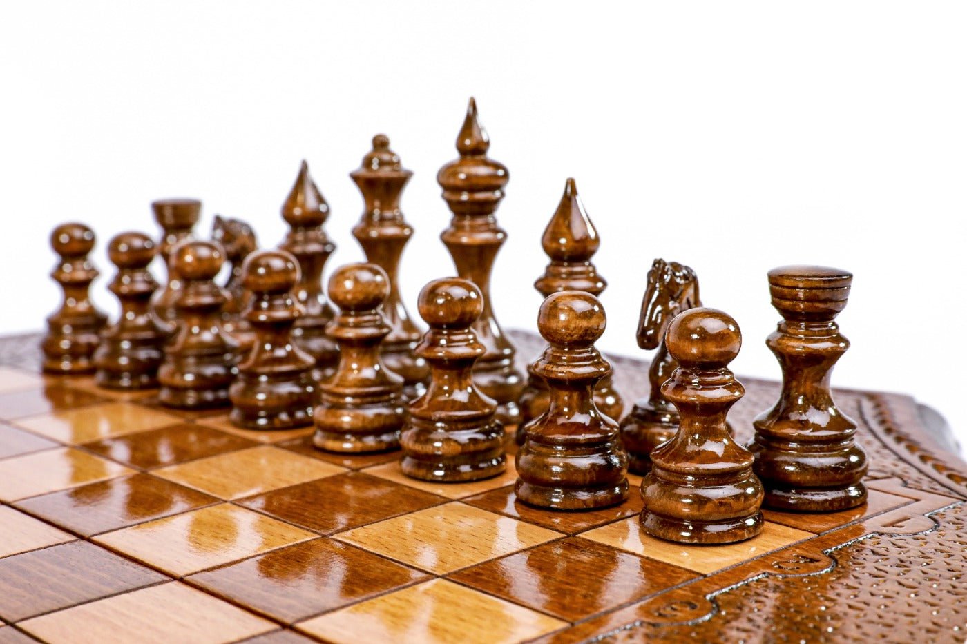 Star Shaped Chess Set – Unique Wooden Chess Board - Unumperfectus