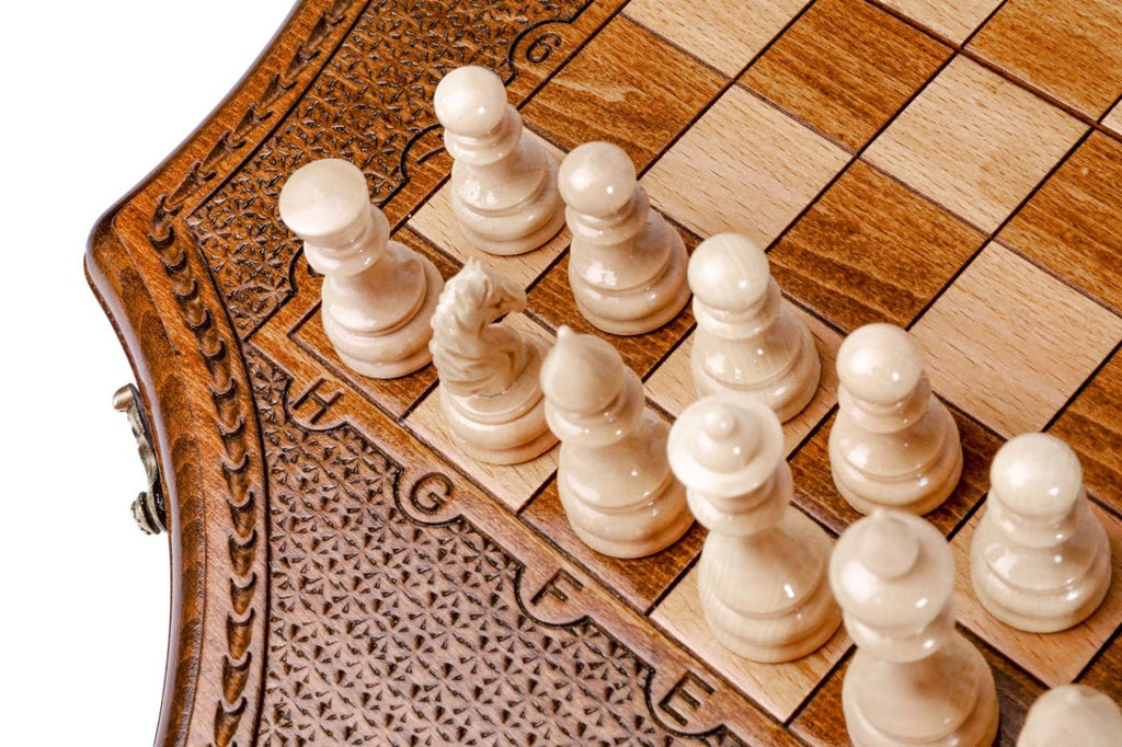 Star Shaped Chess Set – Unique Wooden Chess Board - Unumperfectus