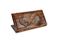 Eagle wooden backgammon board handcrafted classic luxury design