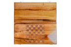 Classic Traditional Set backgammon set - corner detail of the board