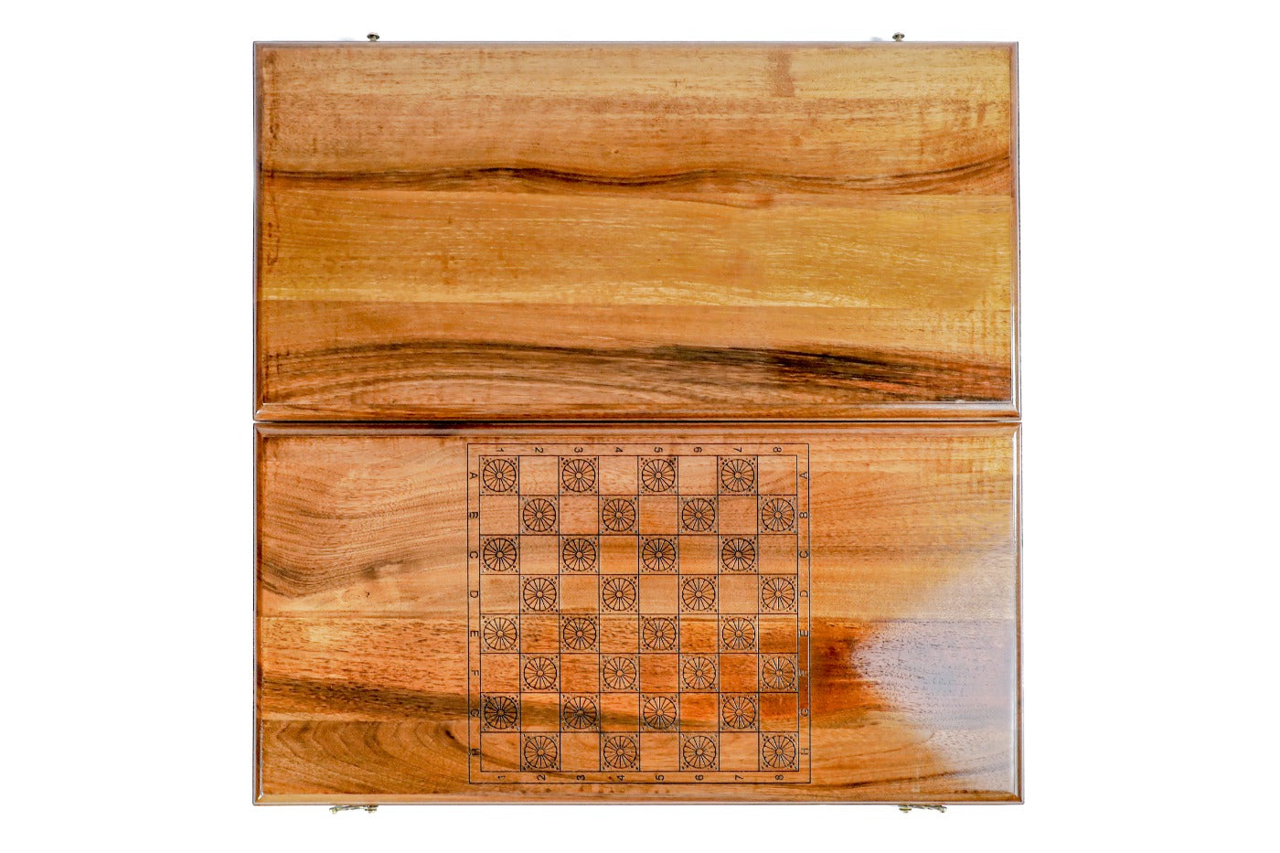 Classic Wooden Backgammon Board - Traditional Set - Unumperfectus
