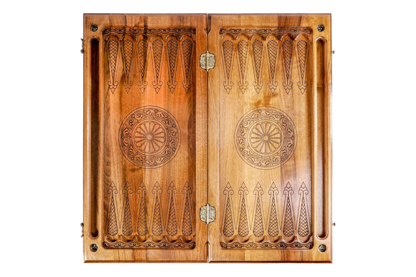Classic Wooden Backgammon Board - Traditional Set - Unumperfectus