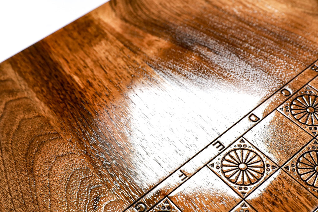 Classic Wooden Backgammon Board - Traditional Set - Unumperfectus