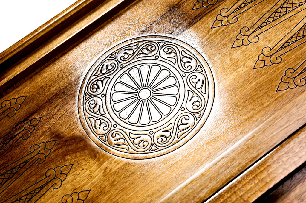 Classic Wooden Backgammon Board - Traditional Set - Unumperfectus