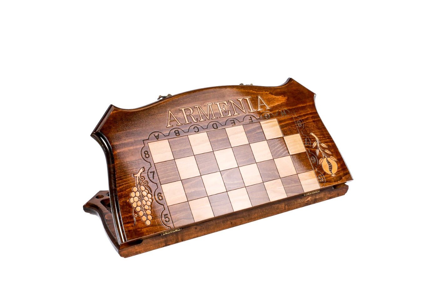 Wooden Chess Set & Backgammon Classic 60 cm | 23.6" - Unumperfectus