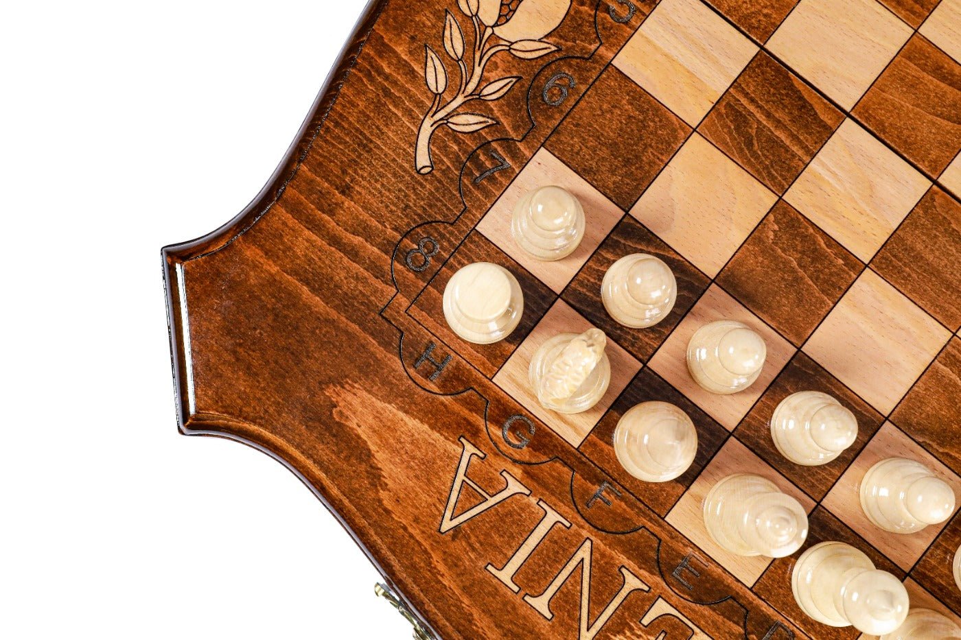 Wooden Chess Set & Backgammon Classic 60 cm | 23.6" - Unumperfectus