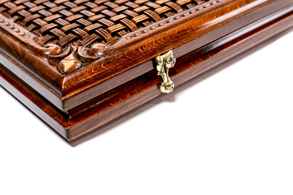 Backgammon Board - Ornamental Braid Pattern - Unumperfectus