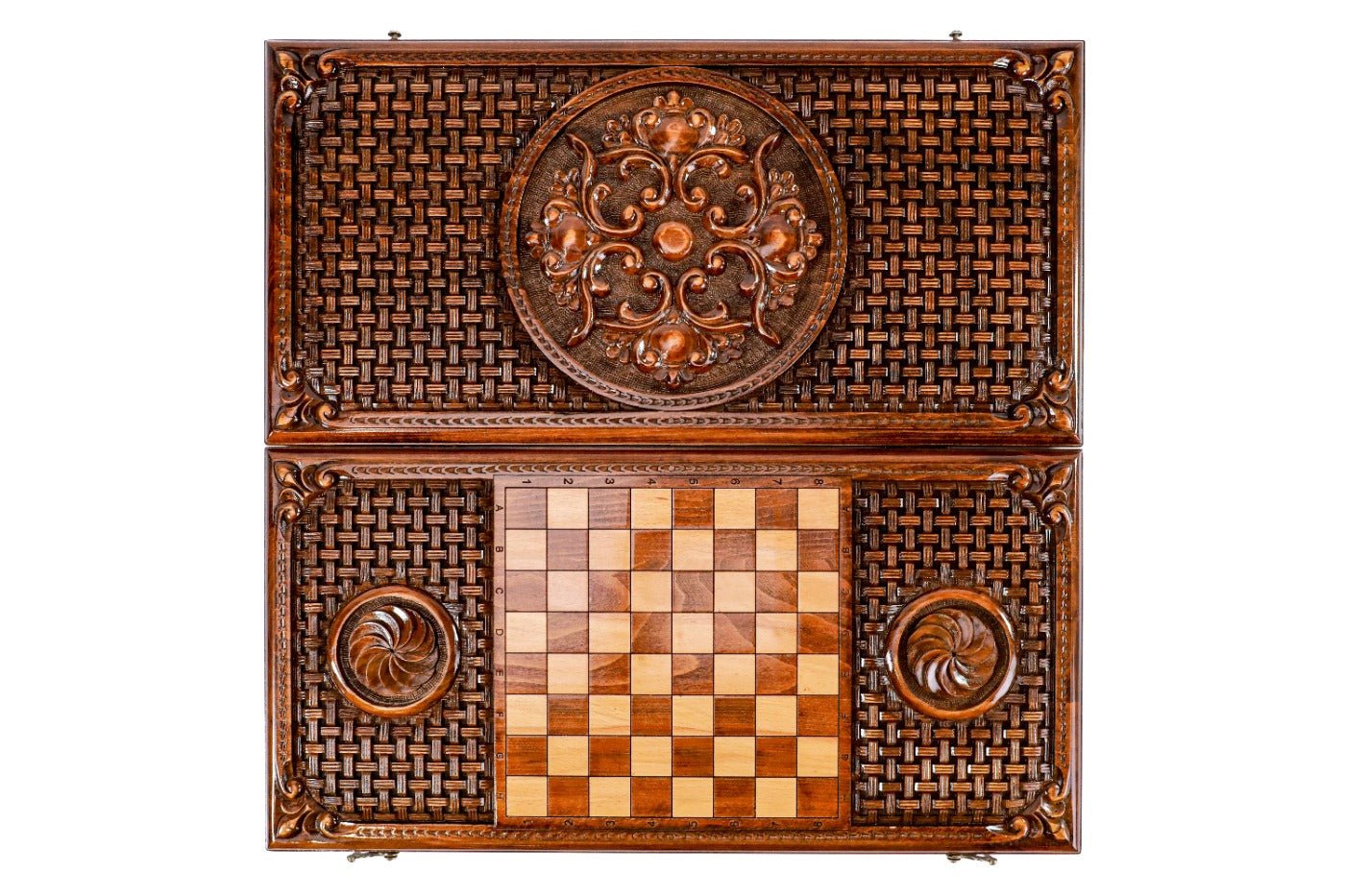 Backgammon Board - Ornamental Braid Pattern - Unumperfectus