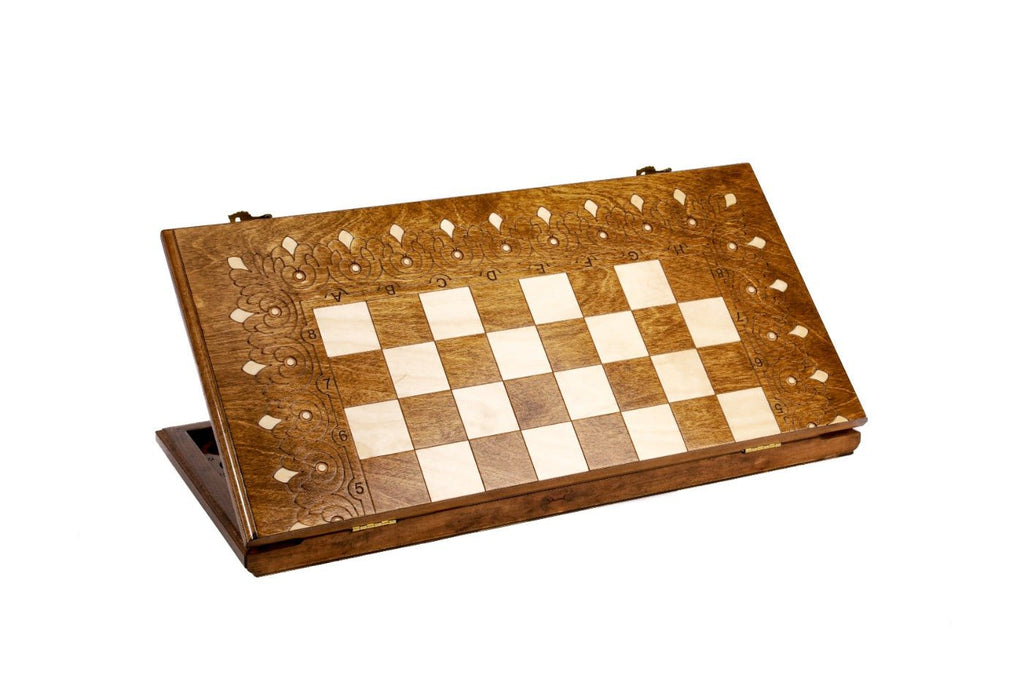Ornamental Classic Chess Set & Backgammon Board 23.6" | 60 cm - Unumperfectus