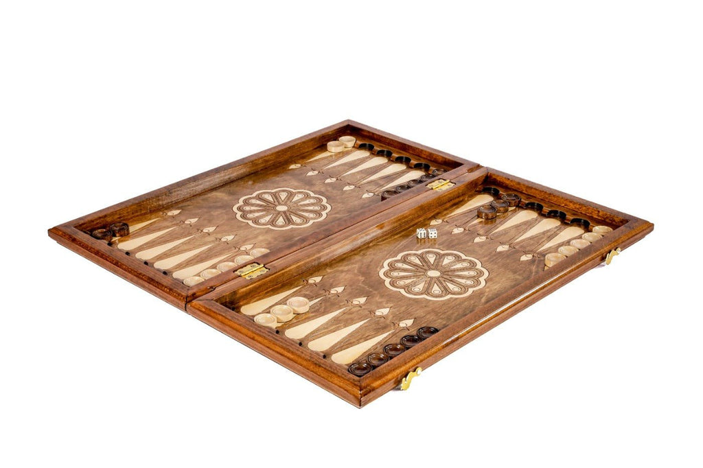 Ornamental Classic Chess Set & Backgammon Board 23.6" | 60 cm - Unumperfectus